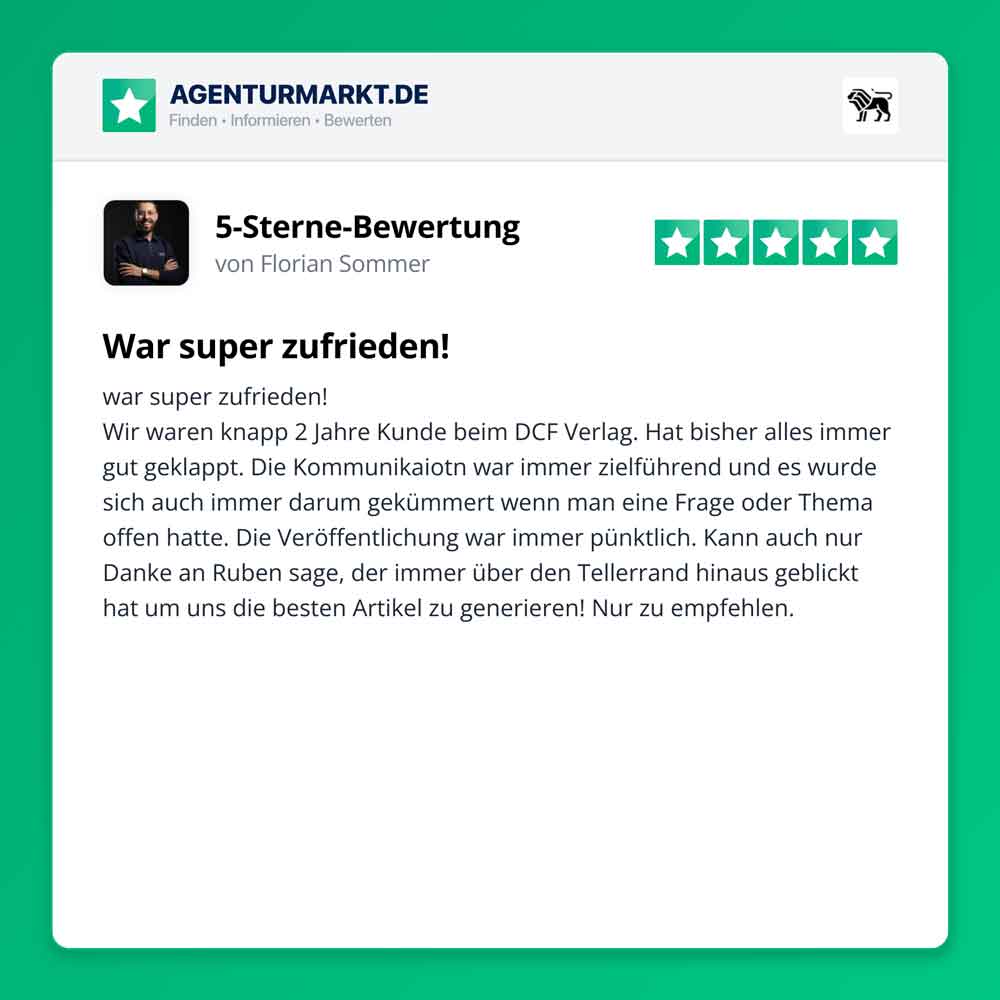 klein5-Sterne-Bewertung-von-Florian-Sommer-(DCF-Verlag-GmbH)